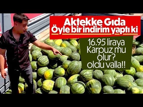 Aktekke Gıda'dan müthiş indirim