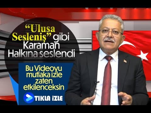 RECEP SERTÇELİK HALKA SESLENDİ