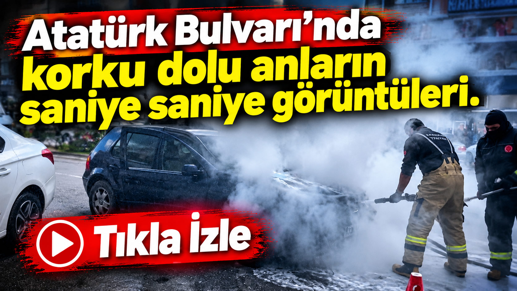  Karaman’da seyir halindeki otomobil alev aldı