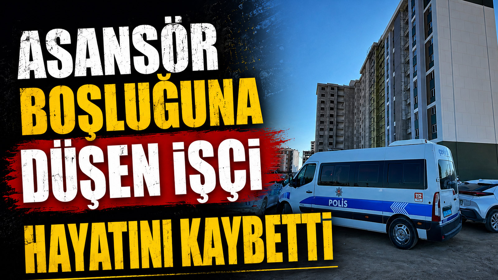  Karaman'da asansör boşluğuna düşen işçi hayatını kaybetti